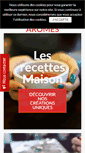 Mobile Screenshot of lamaisondesaromes.fr
